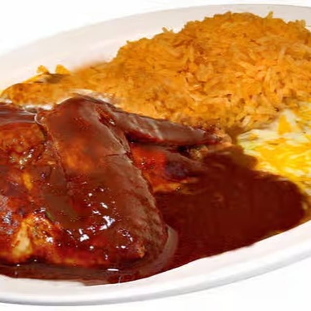Chicken Mole Combo.