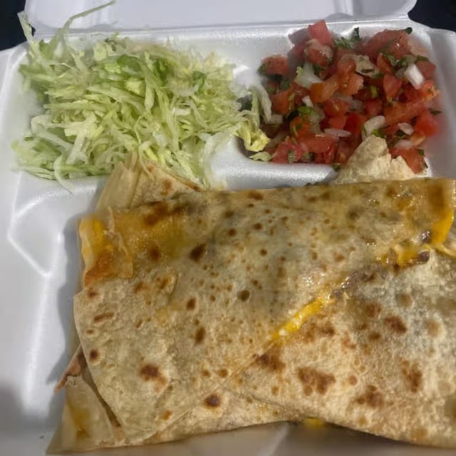 Meat Quesadilla.